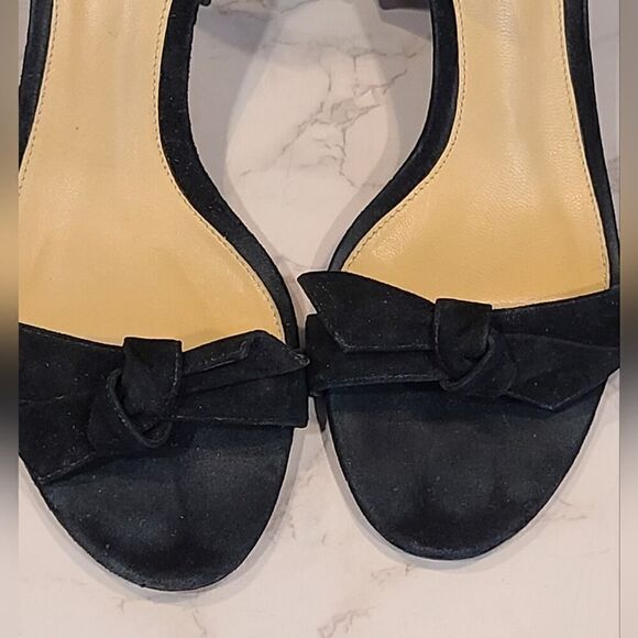 Alexandre Birman Black Suede Clarita Block Sandal, Date Night LBD | 9 (39) - Picture 6 of 16